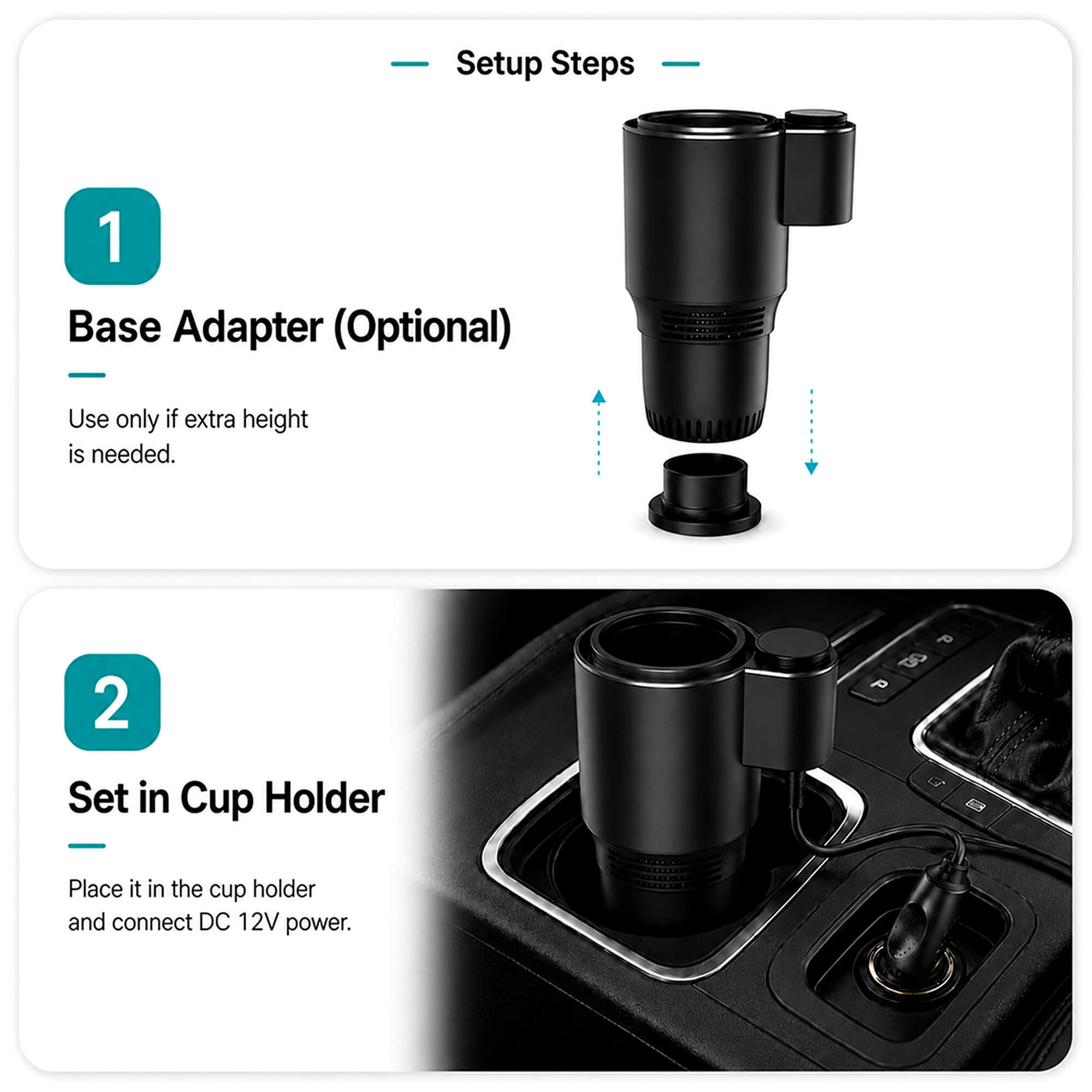 12V Car Cup Cooler & Warmer