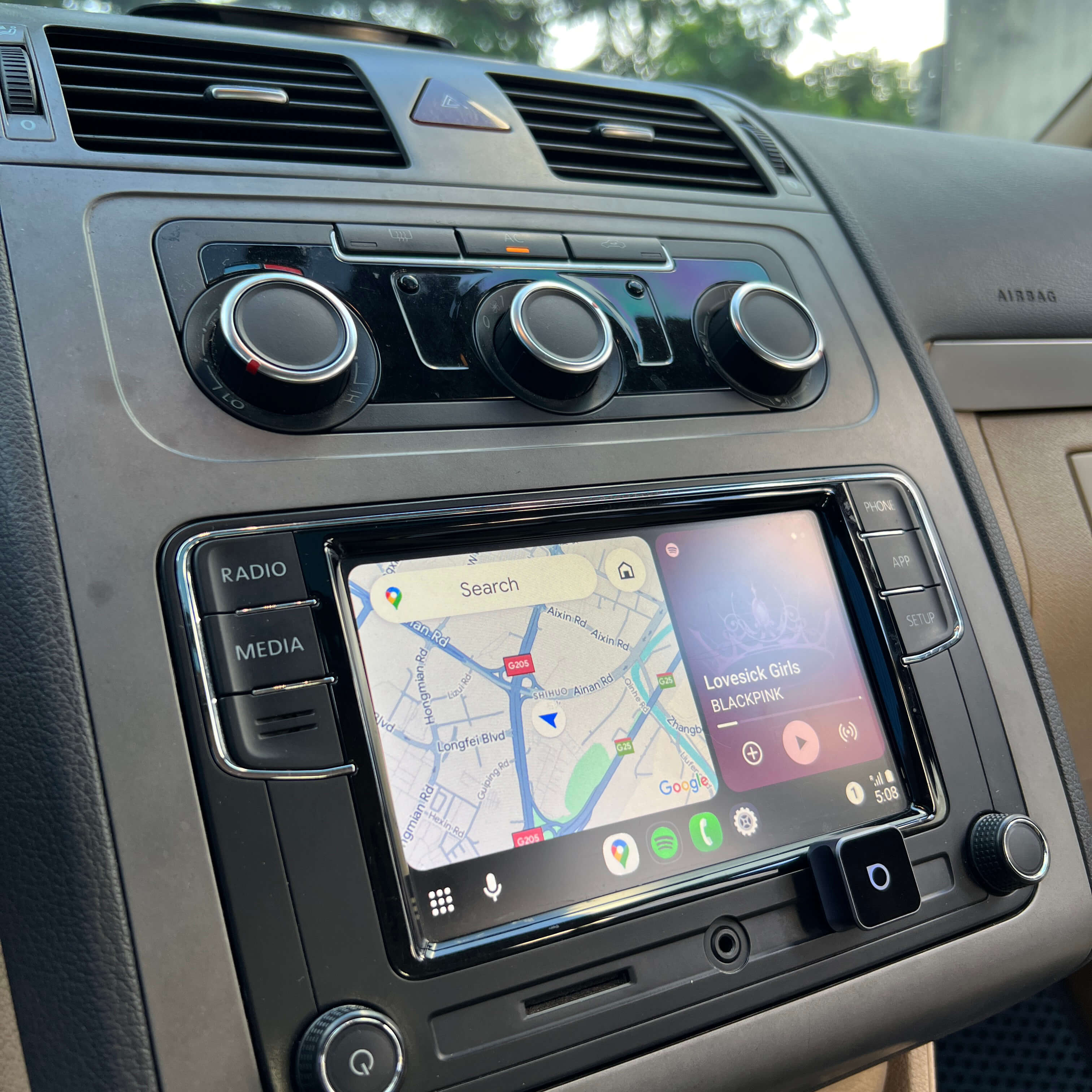 💥 Najbardziej zaawansowany w 2026 roku - Ottocast Mini Cube 3.0 ™ Bezprzewodowy adapter CarPlay Android Auto