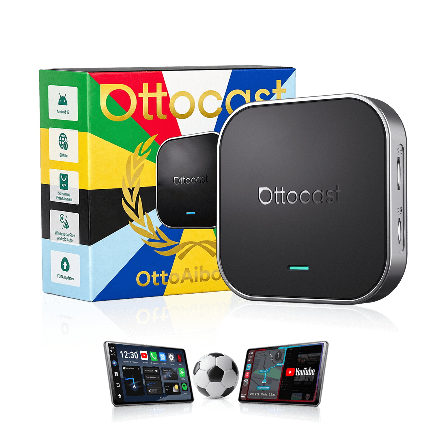 公式OTTOCAST スマートコネクト ottocast apple car play 再生 