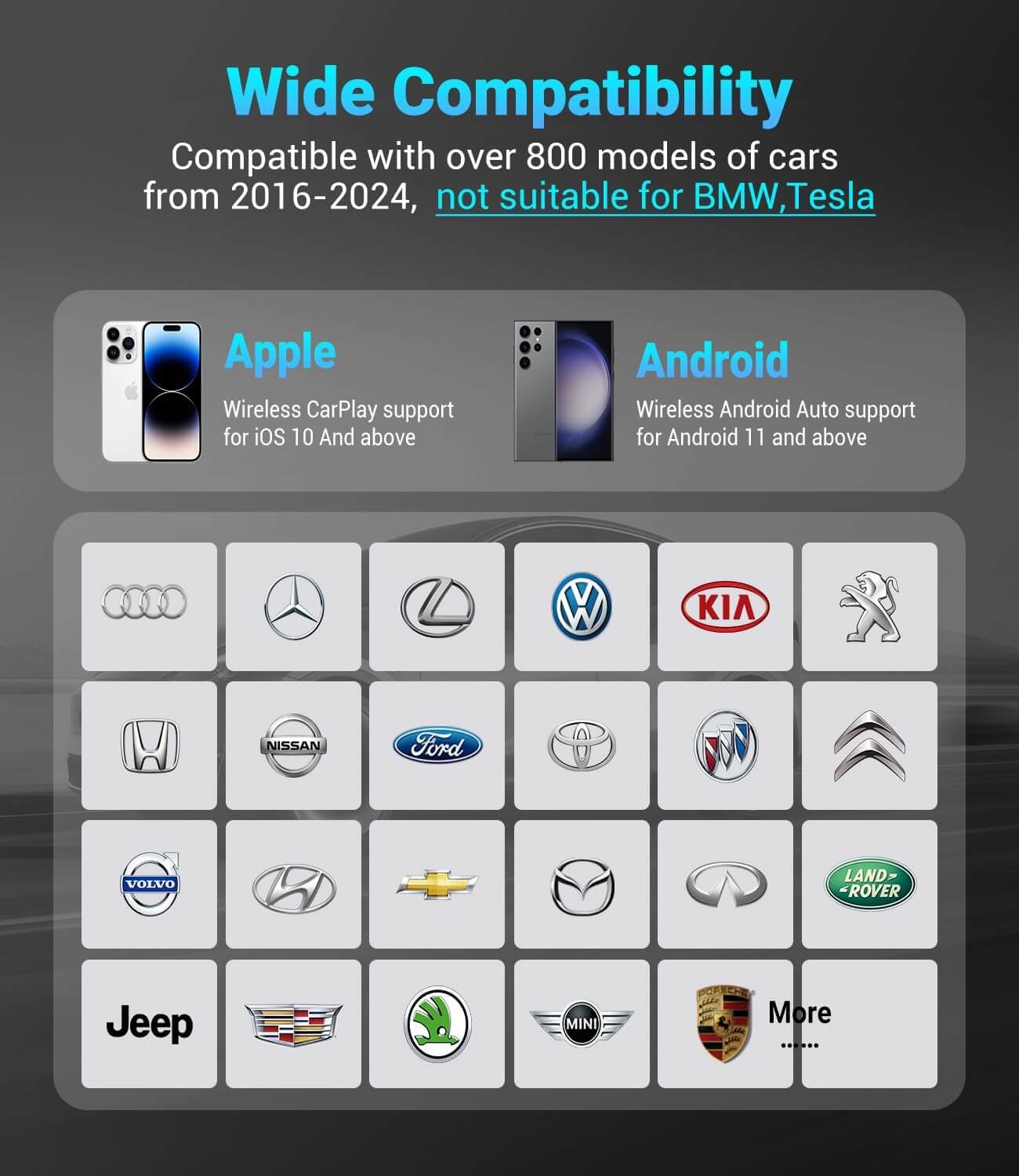 ⌛ 43% Off All Week Long! OTTOMOTION ™ CarPlay+Android Auto Link 2 IN 1