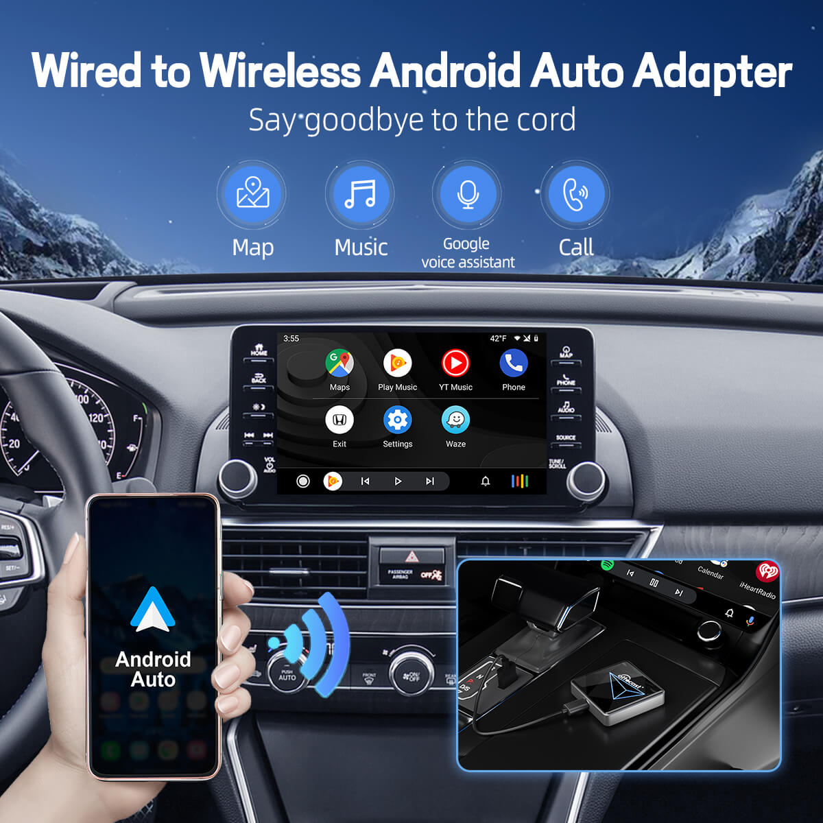 OTTOCAST ™ A2 Pro Adaptateur Android Auto