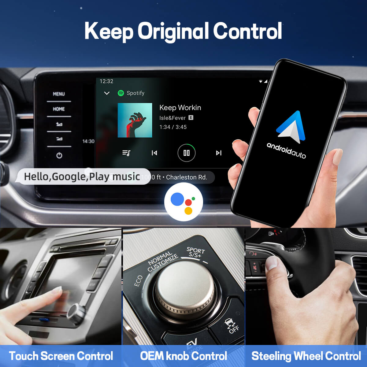 OTTOCAST ™ A2 Pro Adaptateur Android Auto