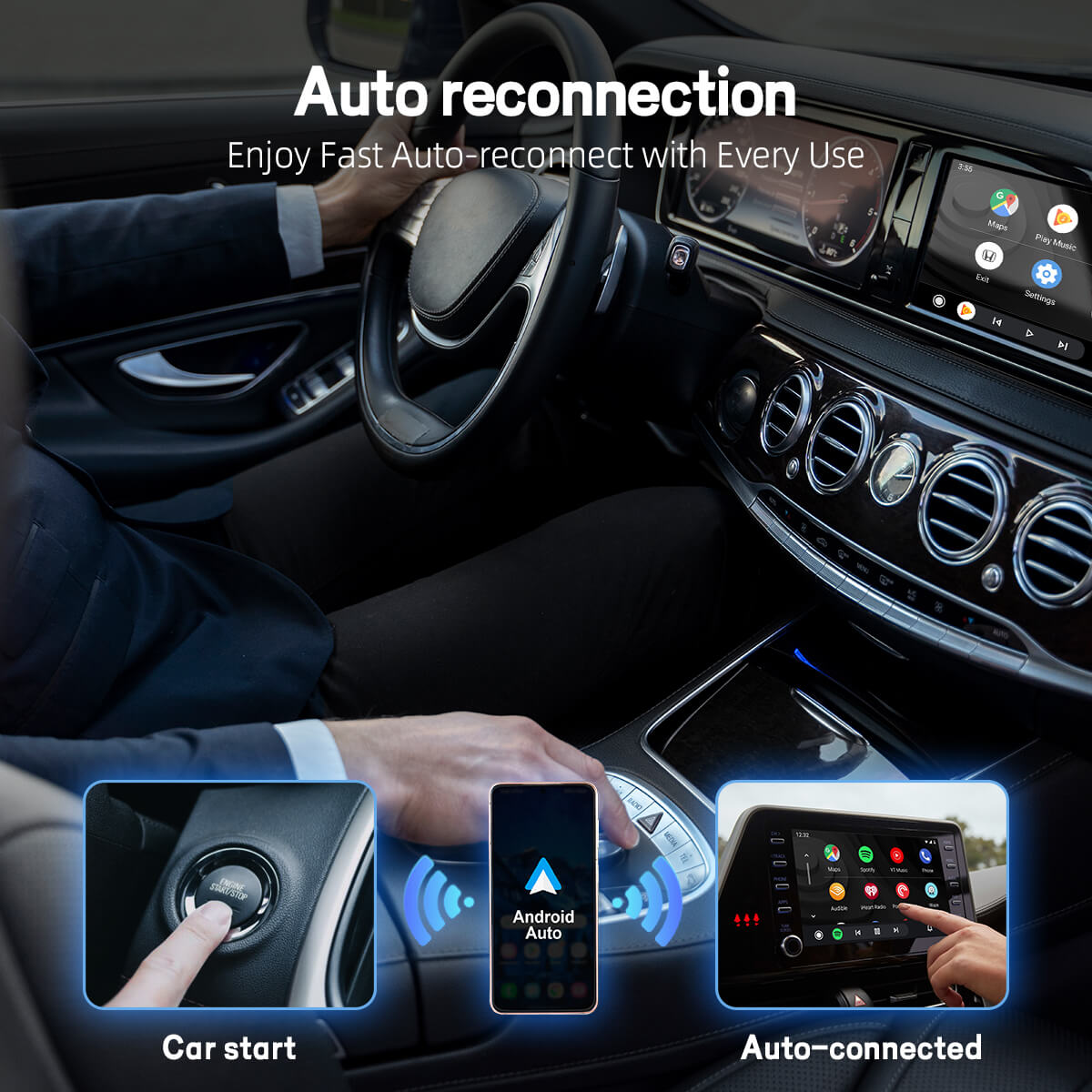 OTTOCAST ™ A2 Pro Adaptateur Android Auto