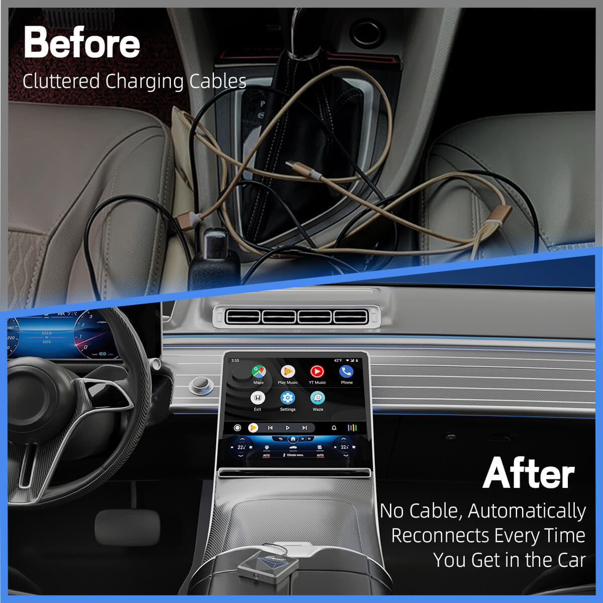 OTTOCAST ™ A2 Pro Adaptateur Android Auto