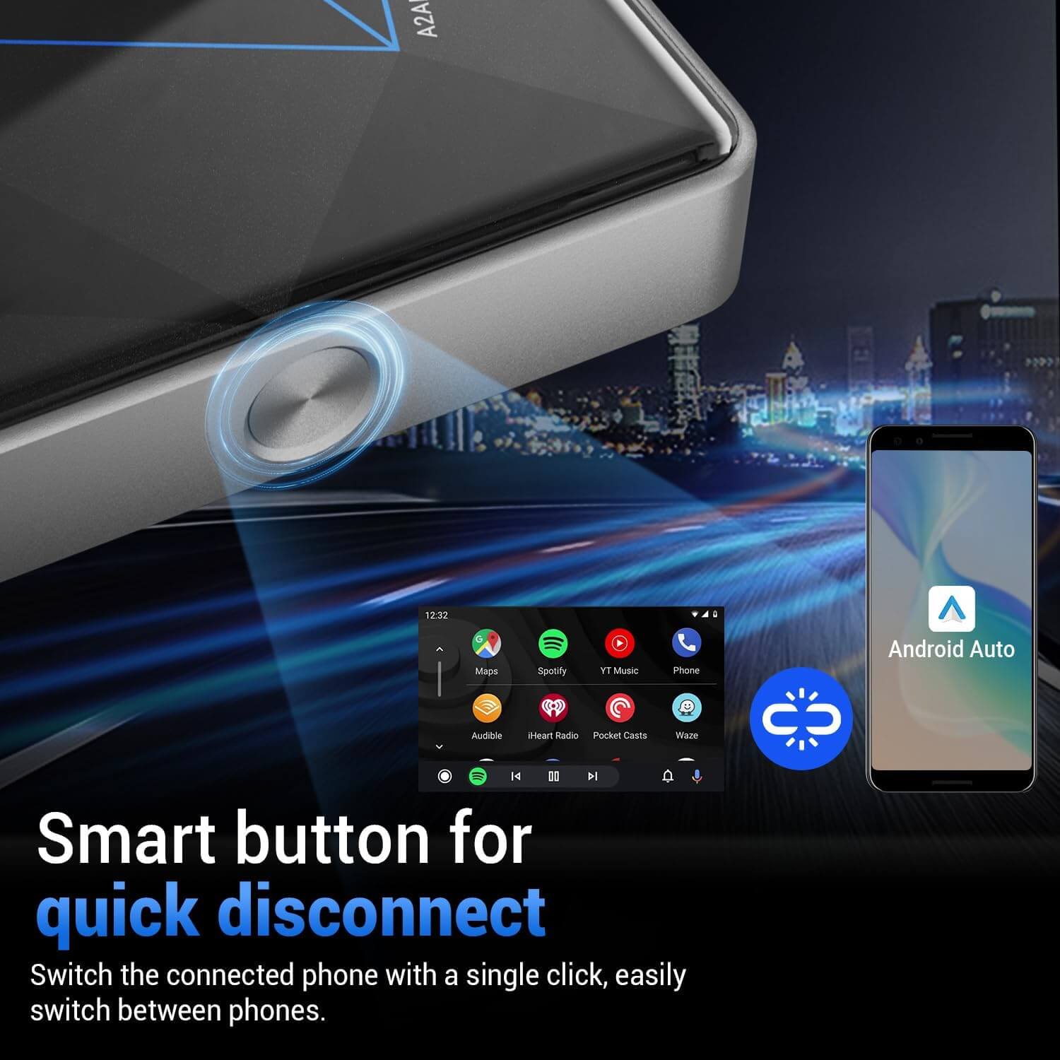 OTTOCAST ™ A2 Pro Adaptateur Android Auto