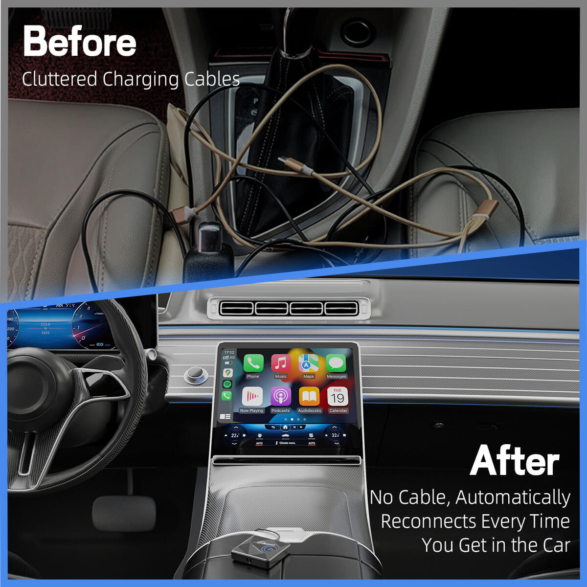 A2Air Pro trådlös Android Auto-adapter