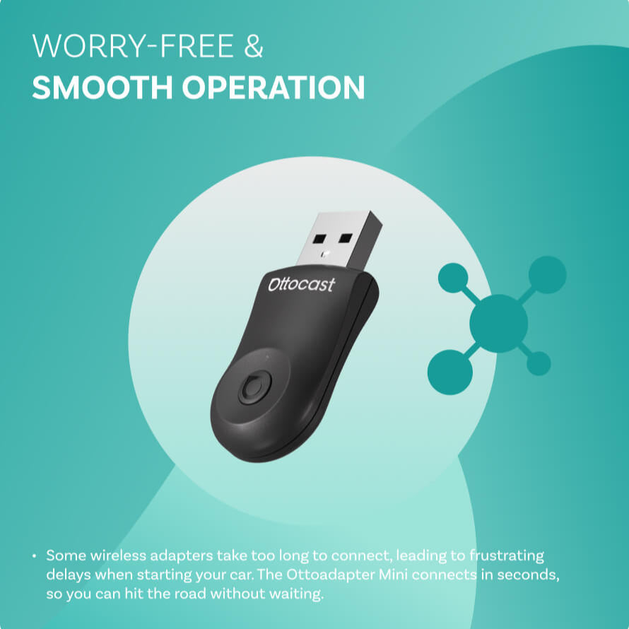 Mini Wireless CarPlay/Android Auto Adapter