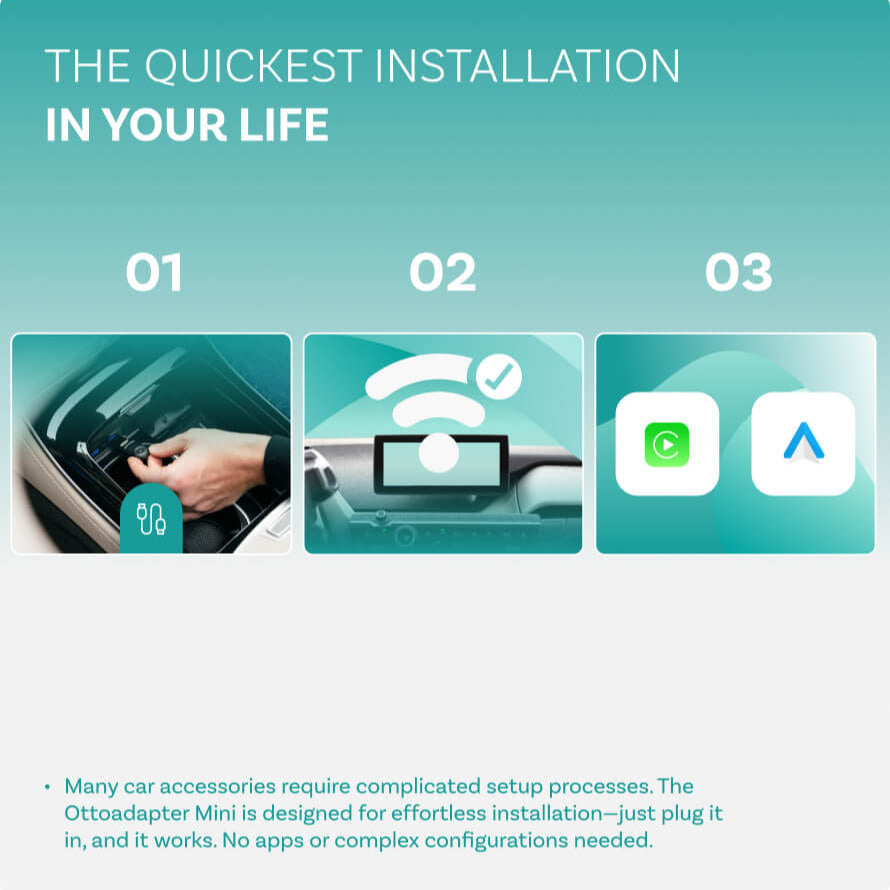 Mini Drahtloser CarPlay/Android Auto Adapter