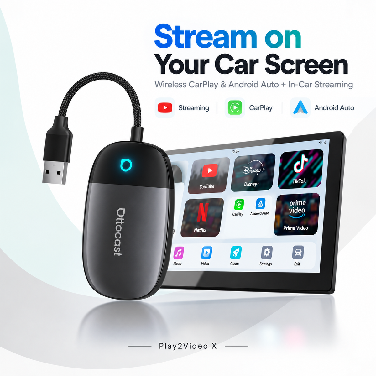 Play2Video X – A Better Box for Streaming, CarPlay & Android Auto