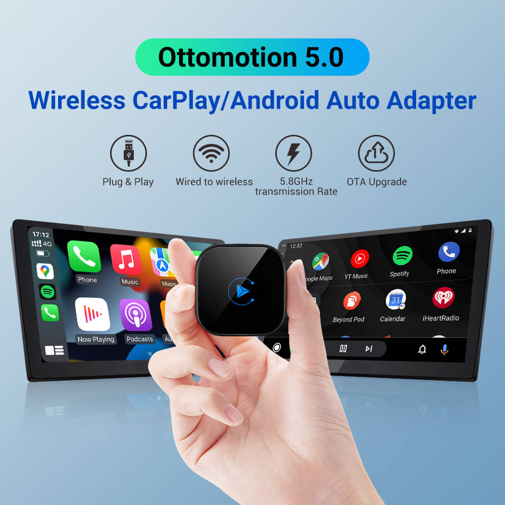 OTTOMOTION ™ CarPlay+Android Auto Link 2 IN 1