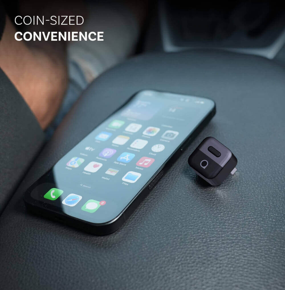 Ottocast Mini Pico bezprzewodowy adapter CarPlay/Android Auto do samochodu