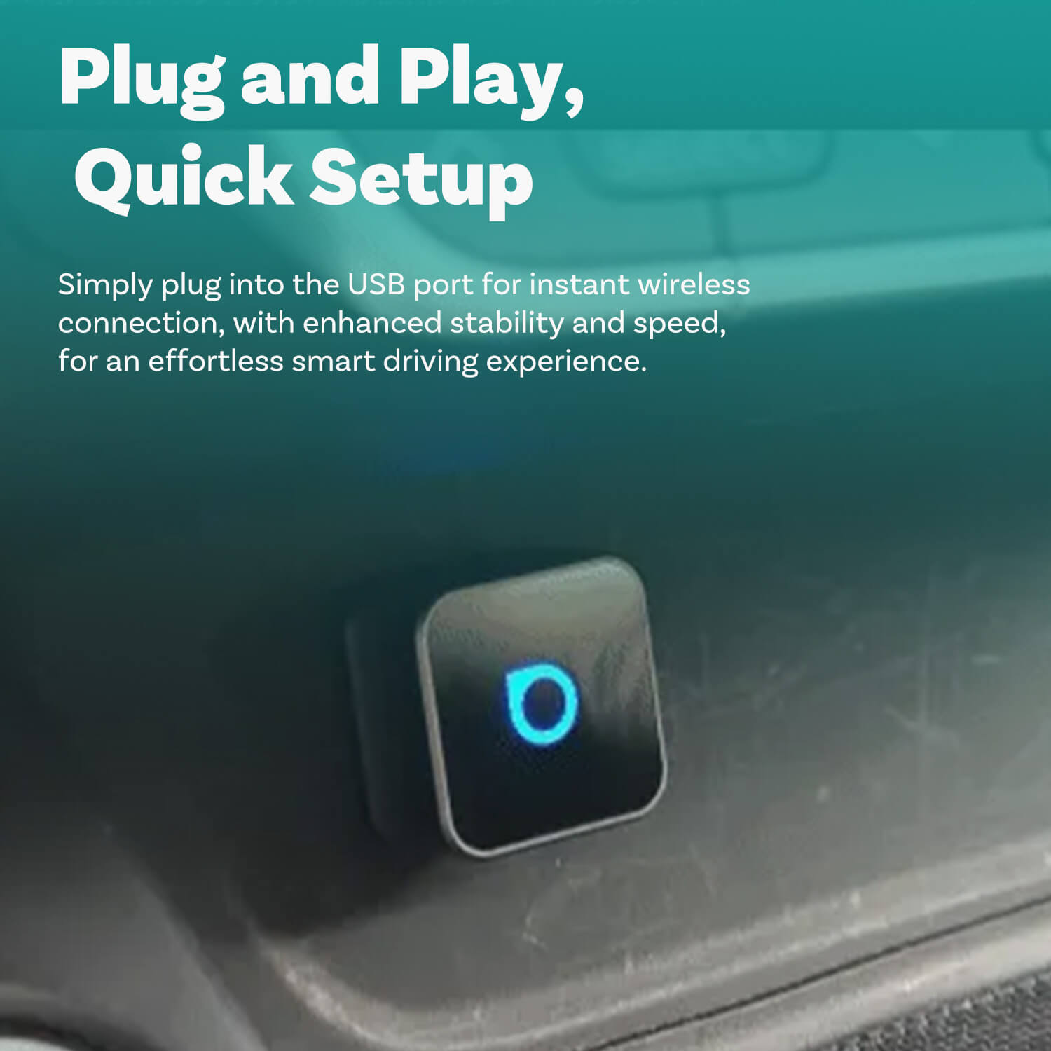 💥 2026’s Most Advanced- Ottocast Mini Cube 3.0 ™ Wireless CarPlay Android Auto Dongle