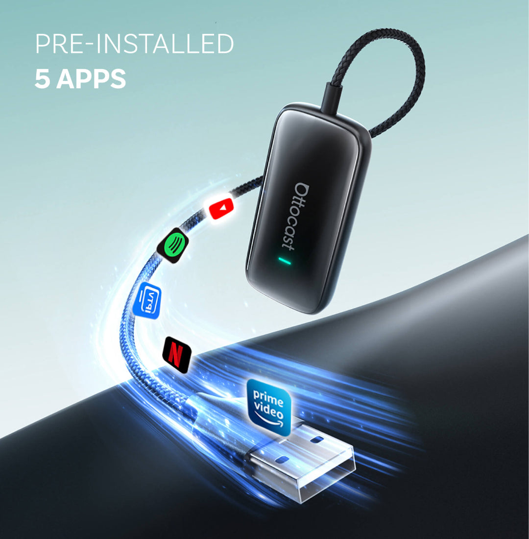Play2Video Ultra Adaptateur CarPlay Android Auto sans fil