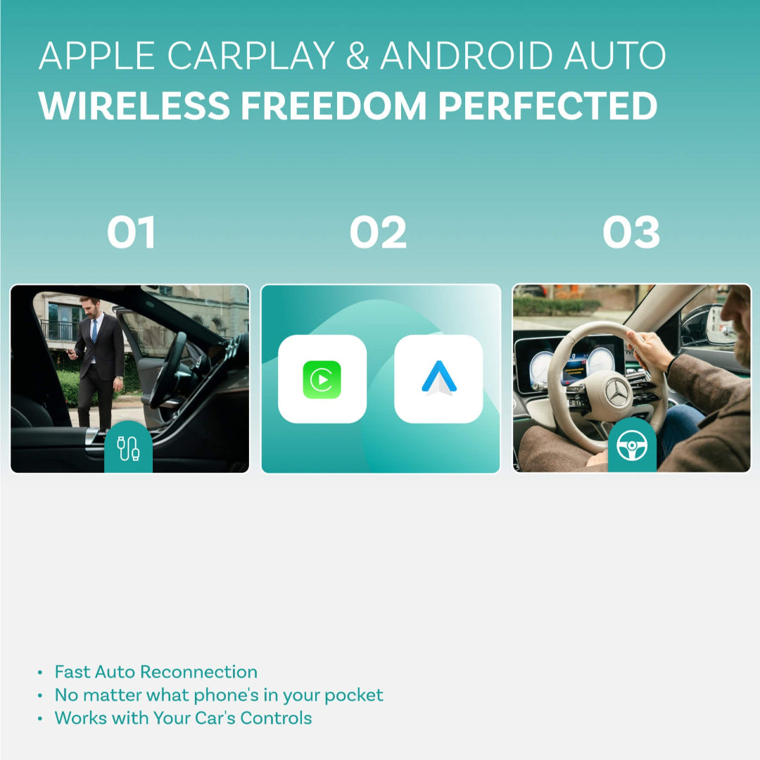 Play2Video Ultra Adaptateur CarPlay Android Auto sans fil