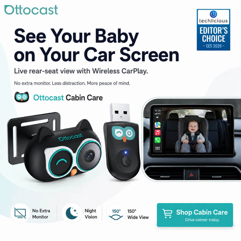 Ottocast Cabin Care: The Ultimate Peace of Mind for Driving Parents