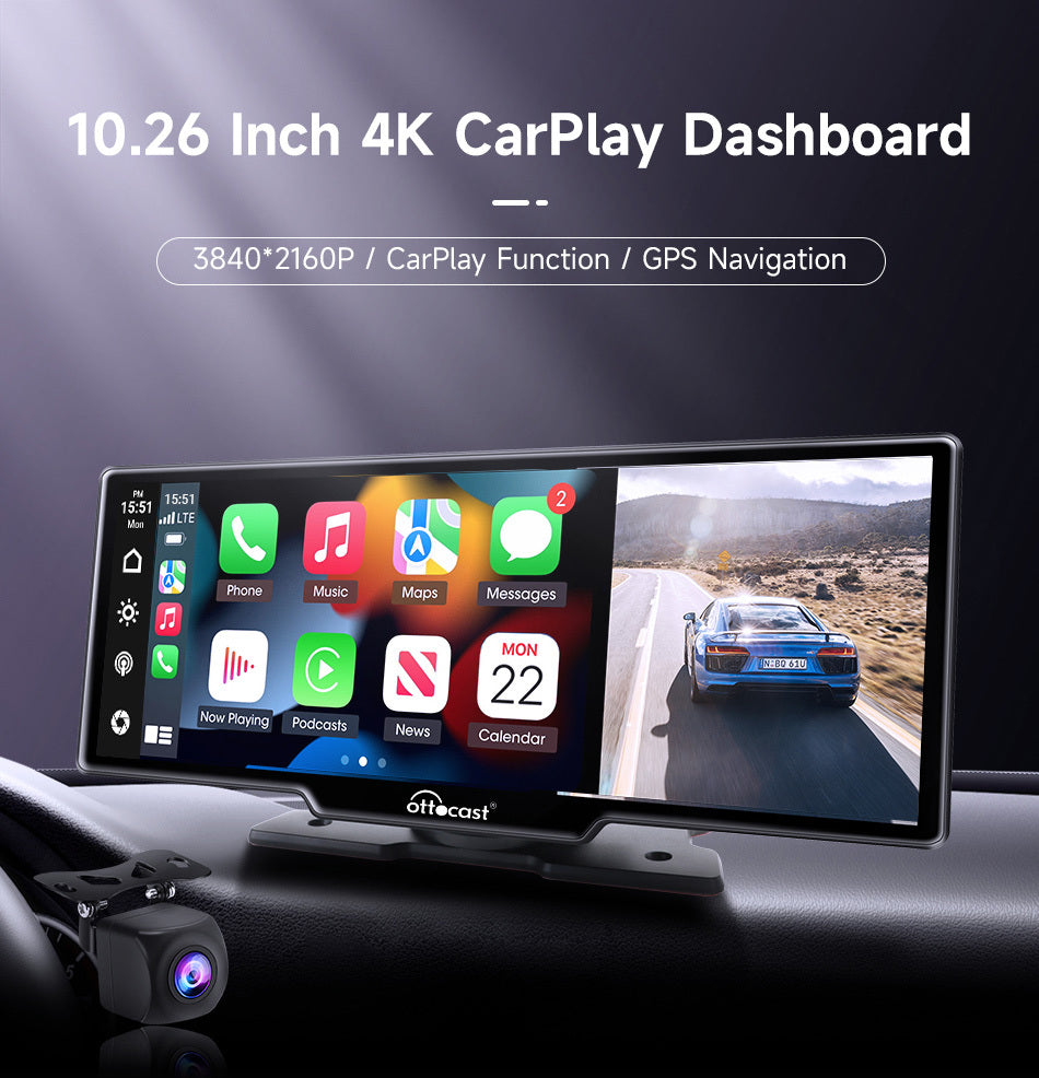 (Flash sale! 57% off for a limited time)OTTOCAST ™ 4K Car Screen