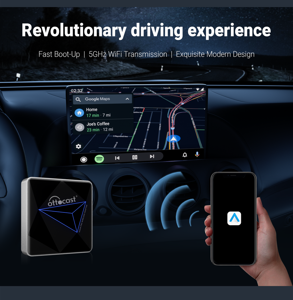 OTTOCAST ™ A2 Pro Android Auto Adapte