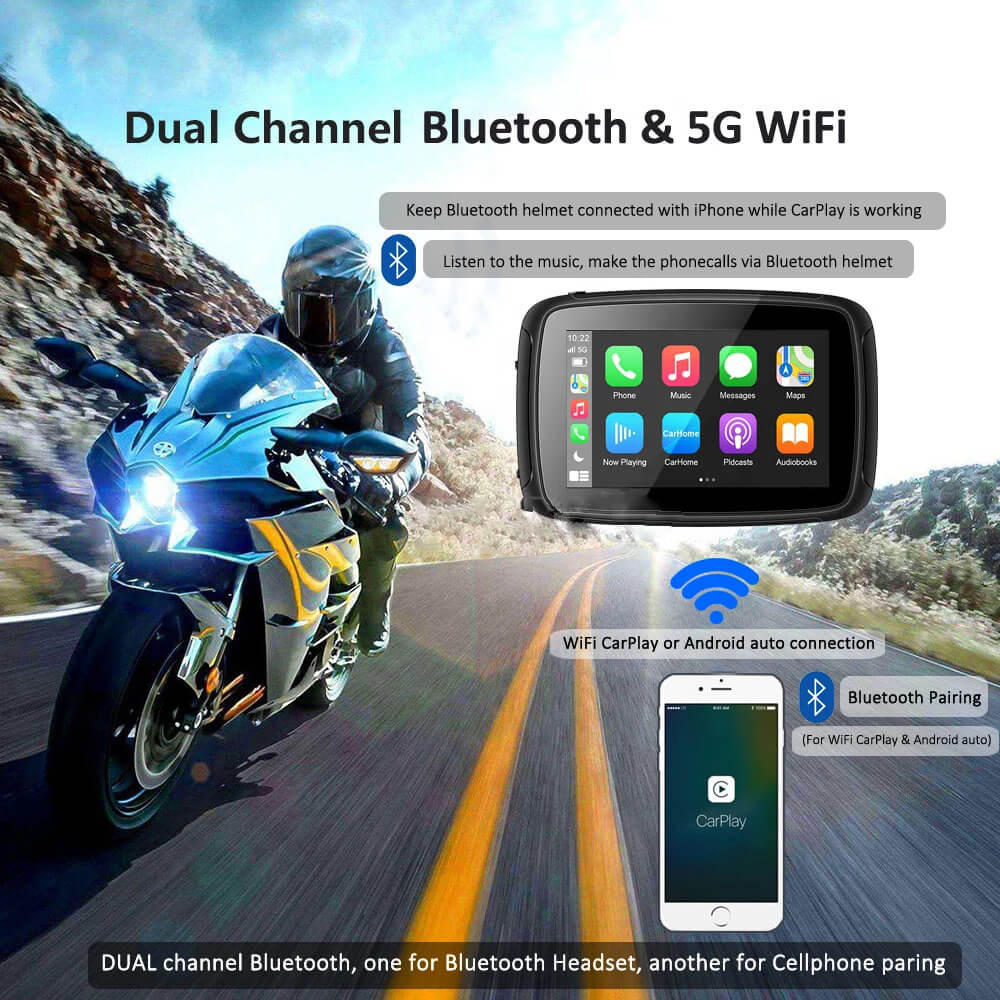 OTTOCAST ™ C5 Motorrad-Funk-GPS-Adapter