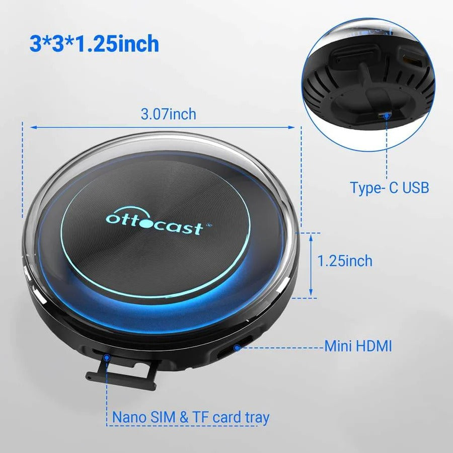 OTTOCAST ™ PICASOU 2 CarPlay AI Box