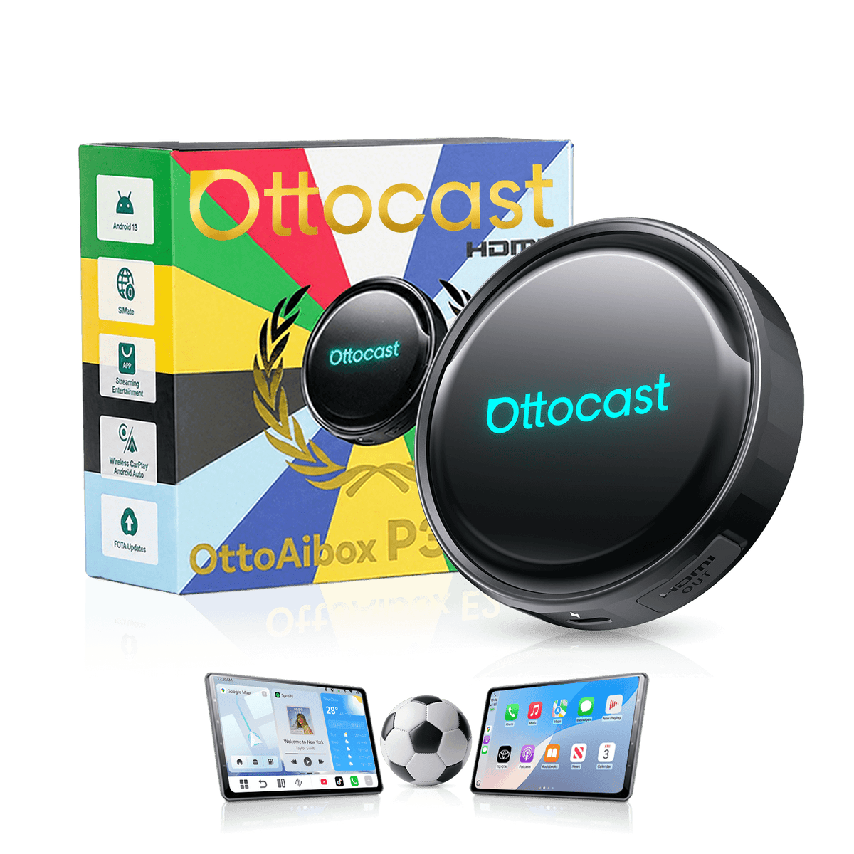 OttoAibox P3 Pro CarPlay AI Box