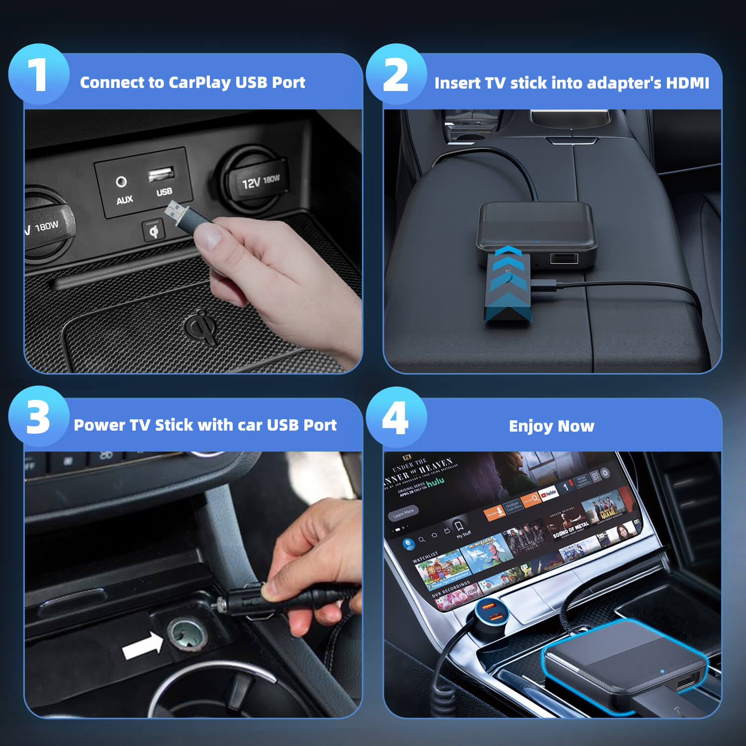 Car TV Converter for Fire TV Stick