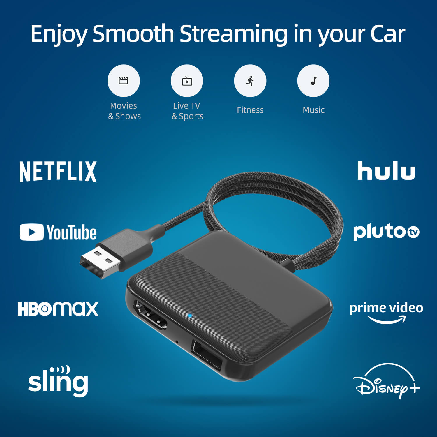 Car TV Converter for Fire TV Stick