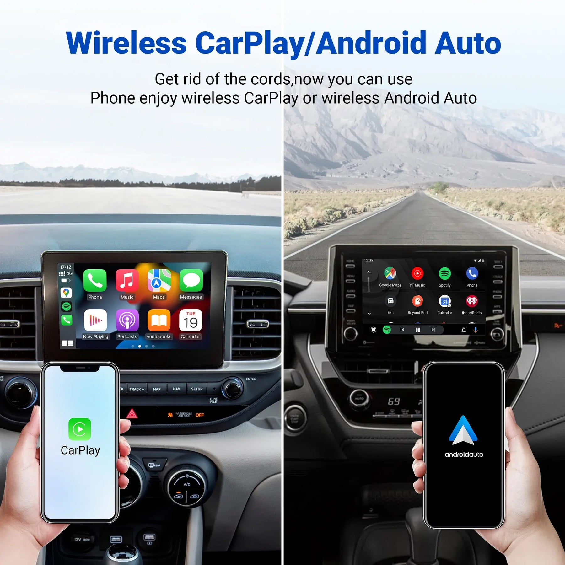 OTTOMOTION ™ CarPlay+Android Auto Link 2 IN 1