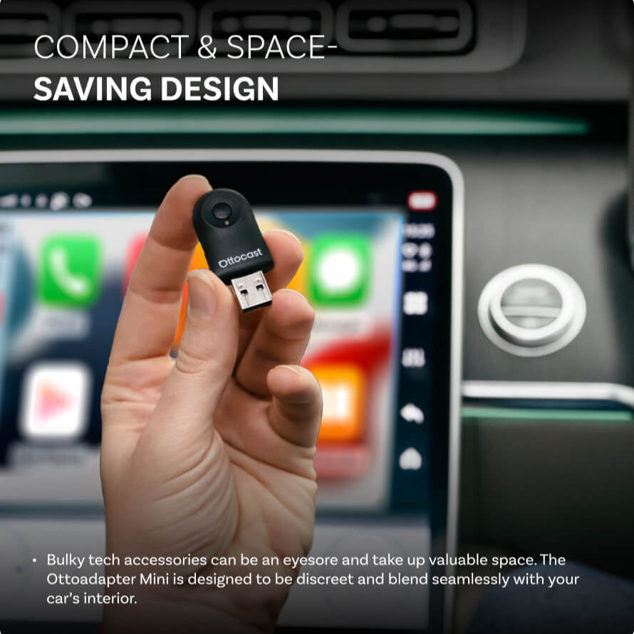 Mini kabelloser CarPlay/Android Auto Adapter