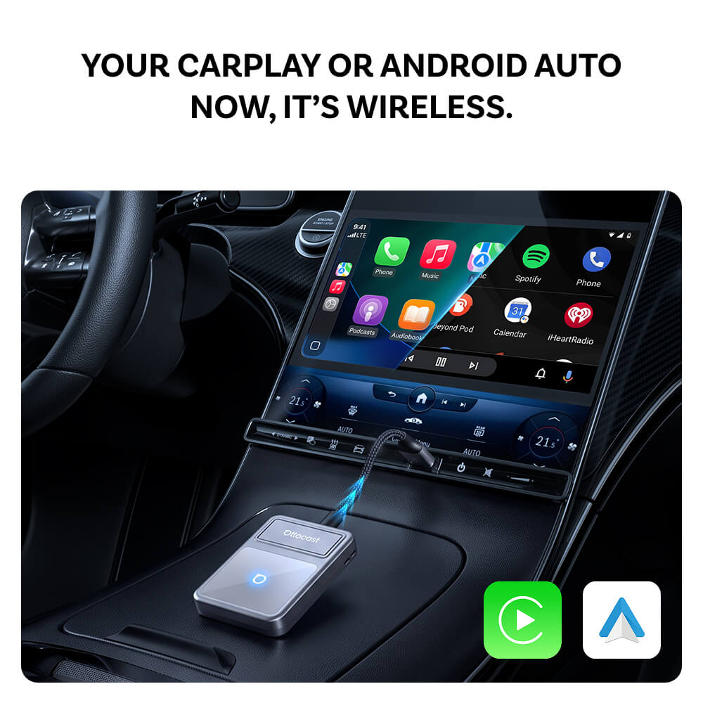 U2Air Edge trådløs CarPlay/Android Auto-adapter