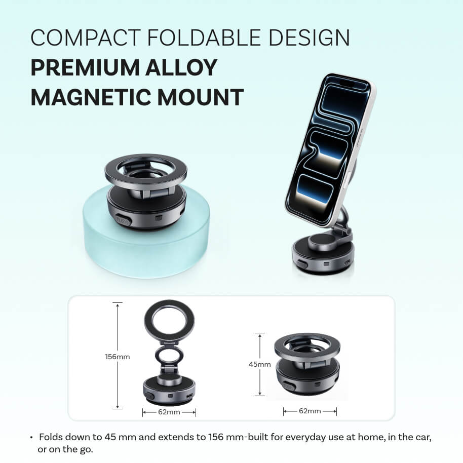 Vacuum Magnetic Phone Mount