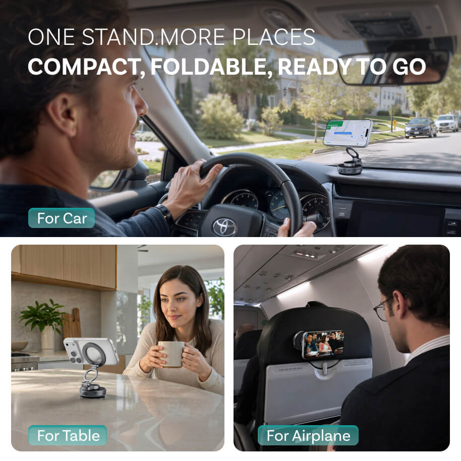 Vacuum Magnetic Phone Mount