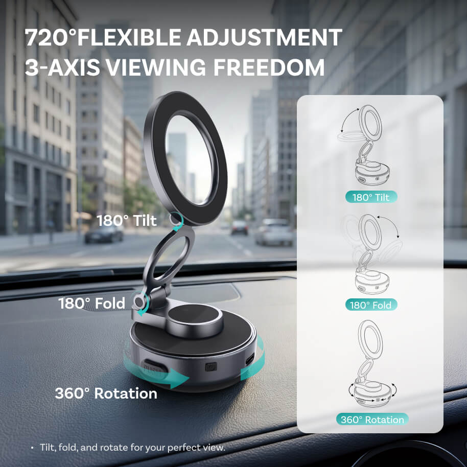 Vacuum Magnetic Phone Mount