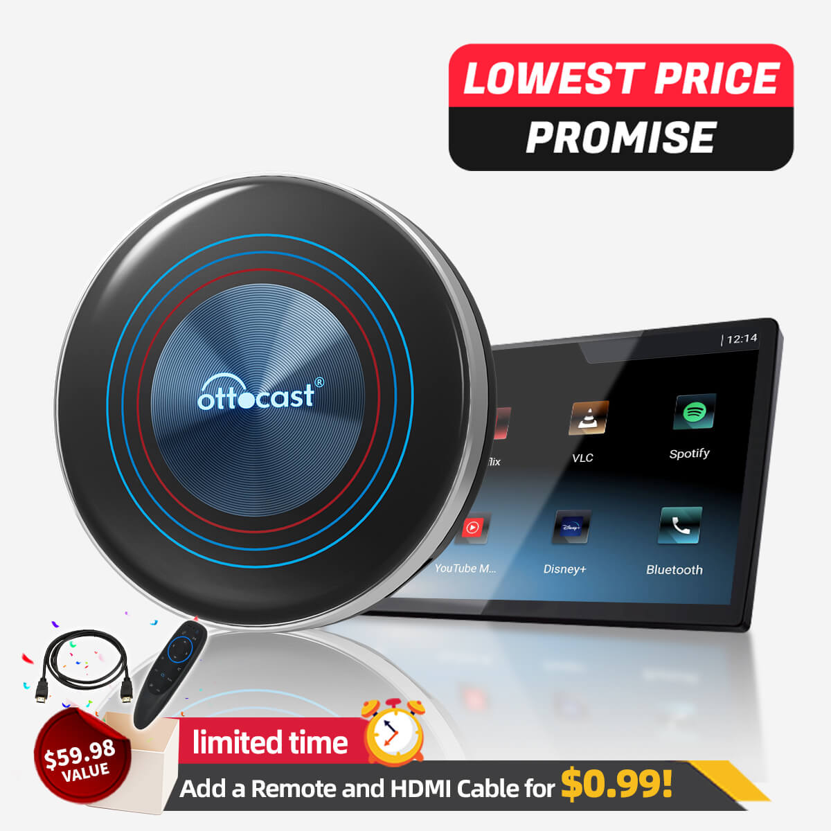 【新品未開封】BMW専用☆オットキャストOttoAibox i3 YOUR SHOP PCS46-i BMW専用 Ottocast オットキャスト i3