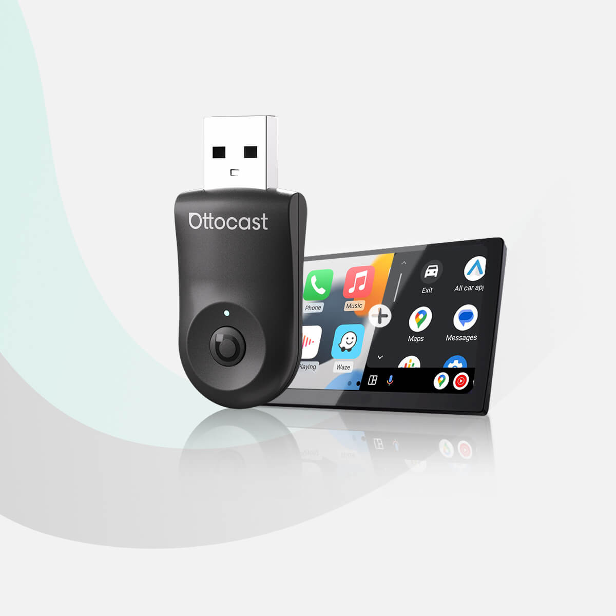 Mini kabelloser CarPlay/Android Auto Adapter