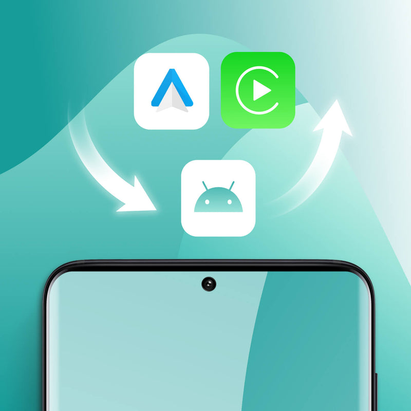 <h4>3. Mude para CarPlay, Android Auto ou Android OS com um toque</h4>