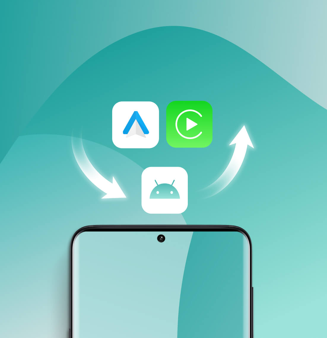 <h3>CarPlay e Android Auto sem fios</h3>