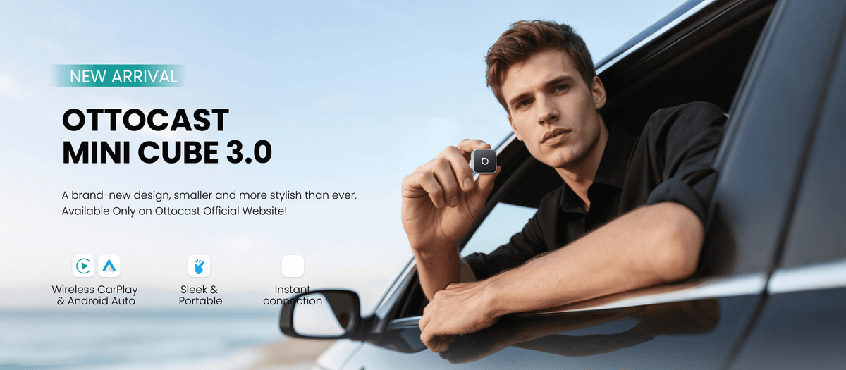 Otocast Experience Live TV on the Go with Ottocast Wireless CarPlay Adapter